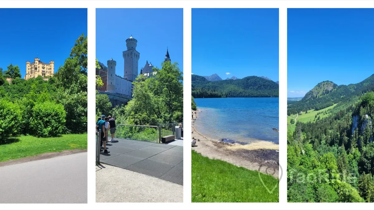 Panoramic view of Bavaria's mountains, forests and lakes during a private guided Germany tour
