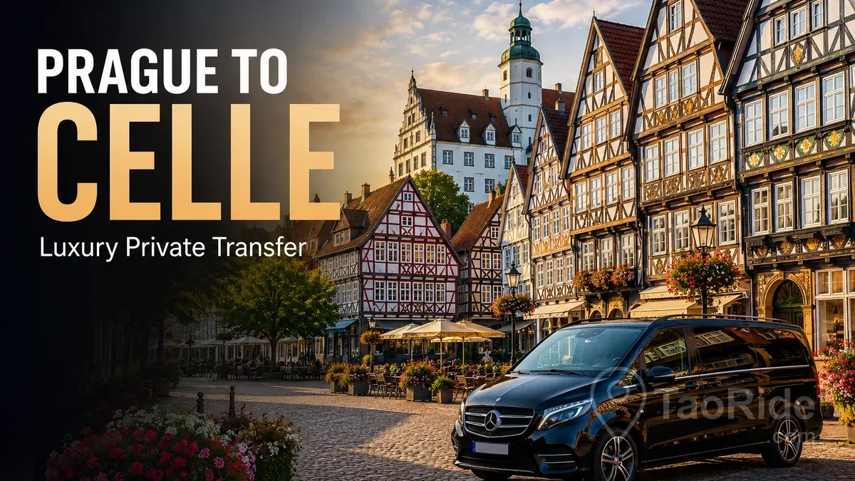 Prague to Celle Private Transfer | Luxury Chauffeur Service | TaoRide