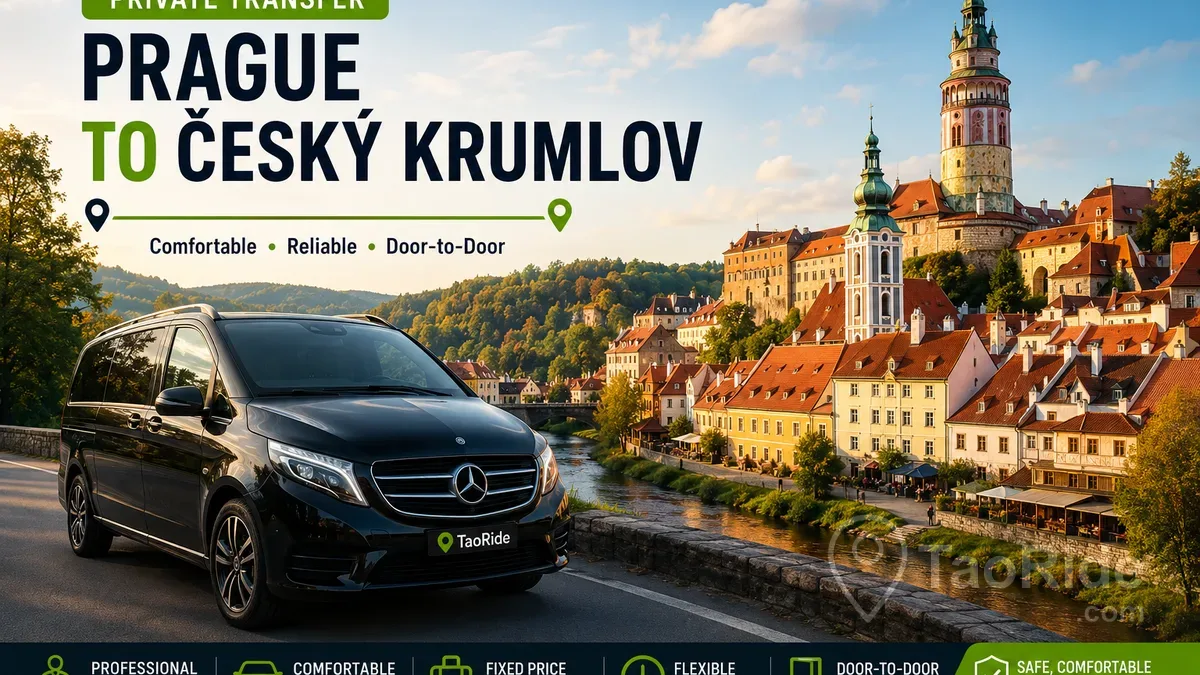 Cesky Krumlov Czech Republic medieval town panoramic scenic view