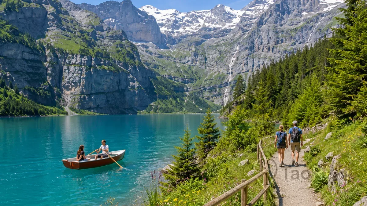 No matter how you choose to spend your day, Oeschinen Lake offers a perfect balance of adventure and relaxation. It's one of those rare destinations where every path leads to another breathtaking view, making it an ideal choice for anyone planning a memorable day trip from Prague.