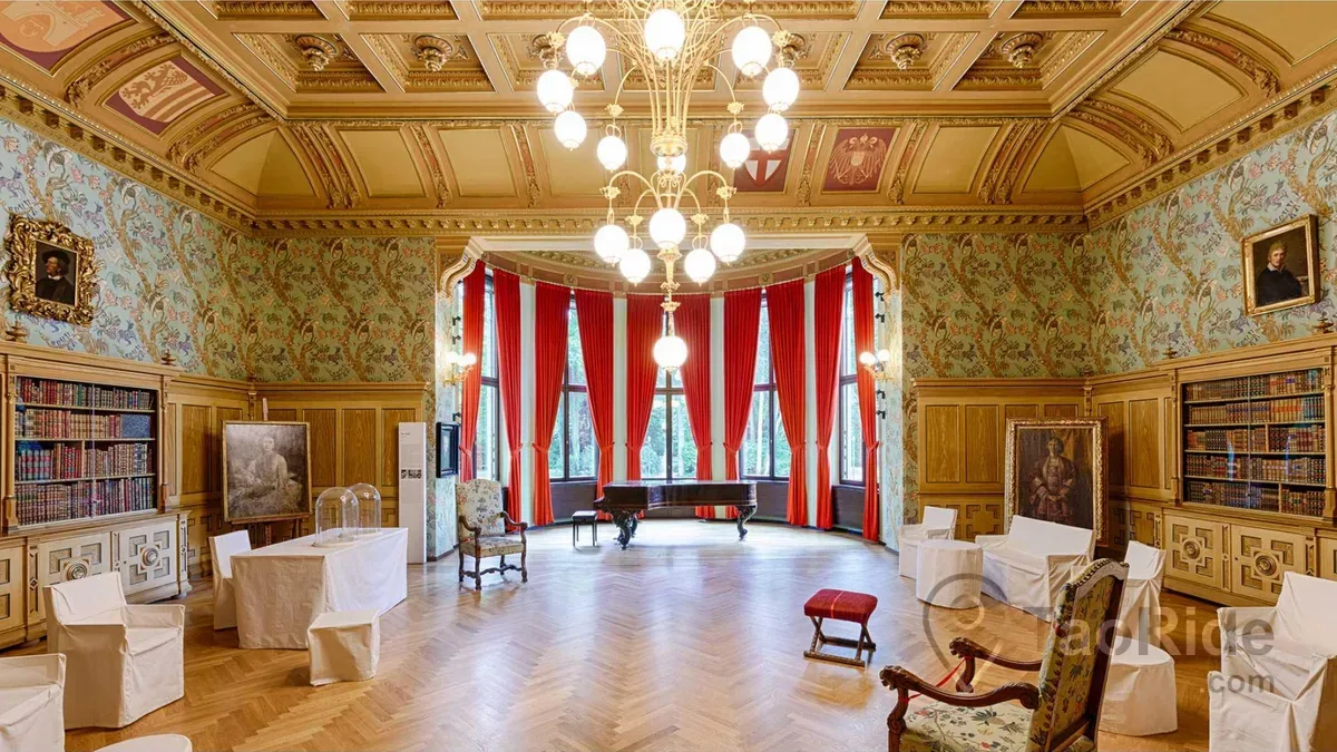 Richard Wagner Museum interior at Haus Wahnfried in Bayreuth