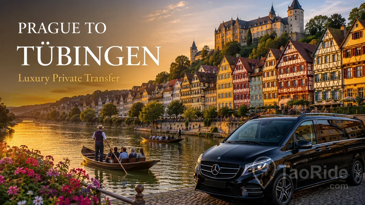 Prague to Tübingen Private Transfer | Luxury Chauffeur Service