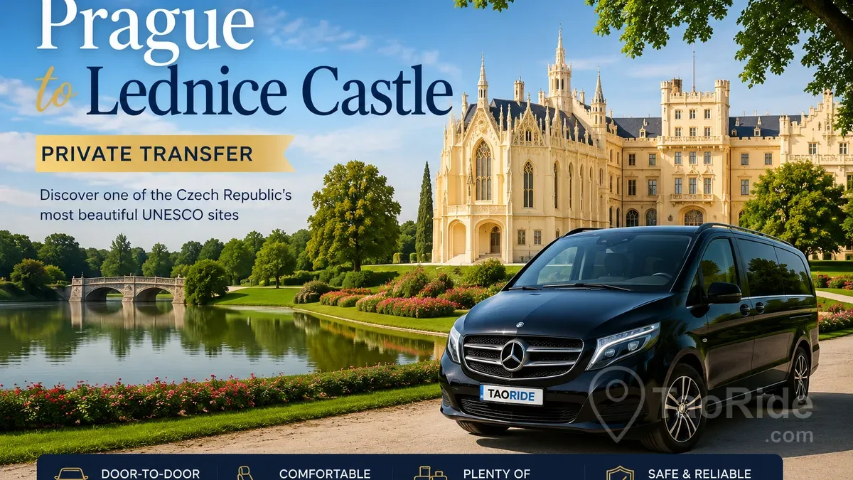 Lednice Castle and Park in the Czech Republic featuring the magnificent Neo-Gothic palace, landscaped gardens, romantic lakes, historic greenhouse, and UNESCO World Heritage scenery.