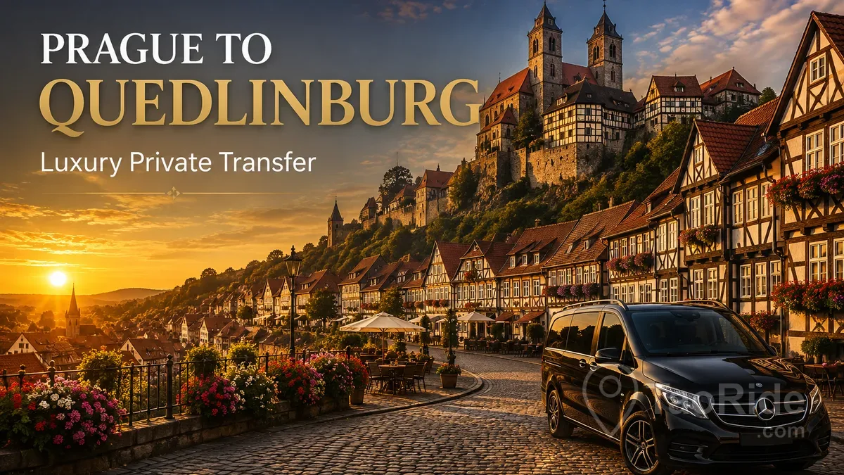 Travel from Prague to Quedlinburg in luxury and discover one of Germany's