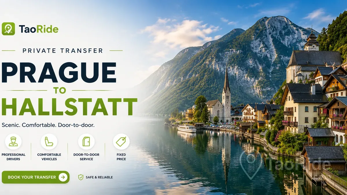 Hallstatt Austria lake mountain village panoramic scenic view
